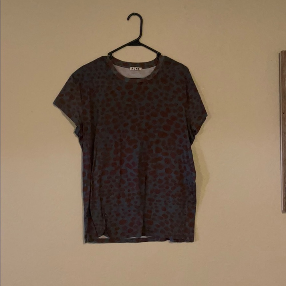 Acne Studios- Leopard print T-shirt